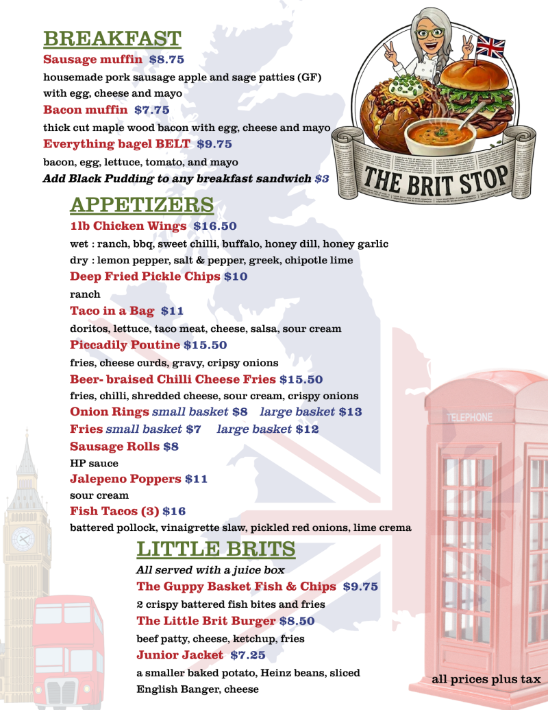 Restaurant Menu 1